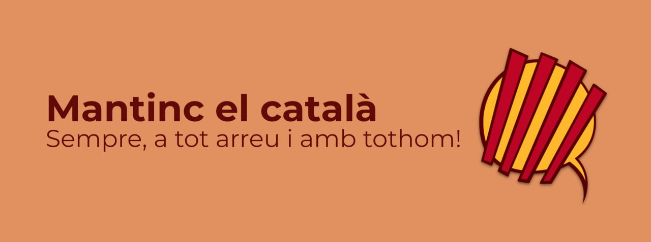 Mantinc el català